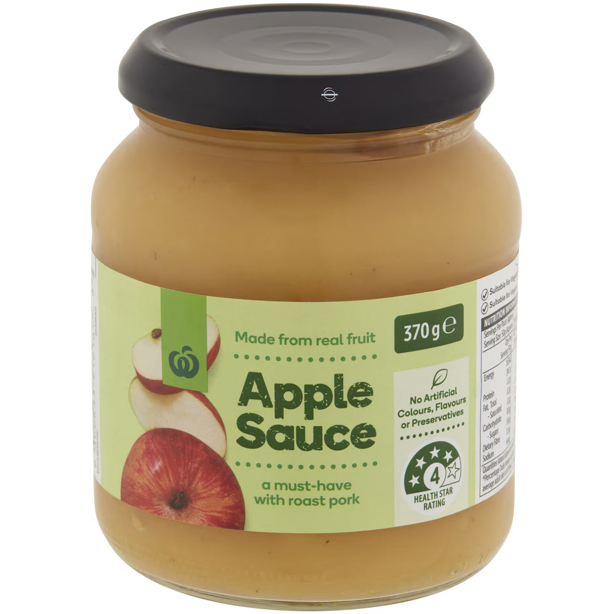 Woolworths Apple Sauce 370g