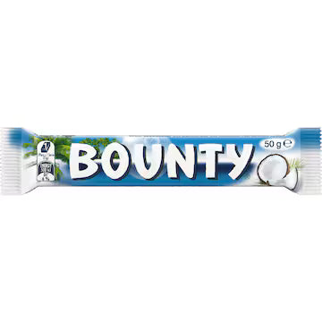 Bounty Chocolate Bar 50g