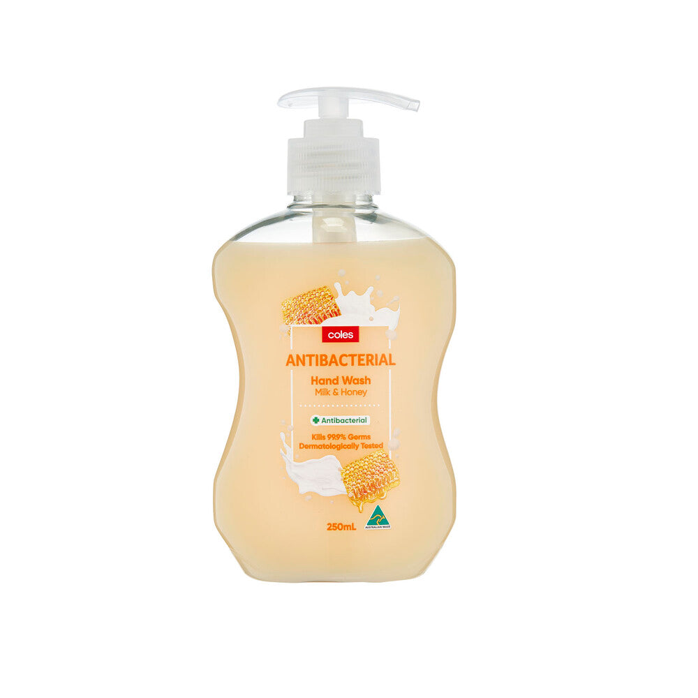 Coles Hand Wash Milk & Honey 250mL