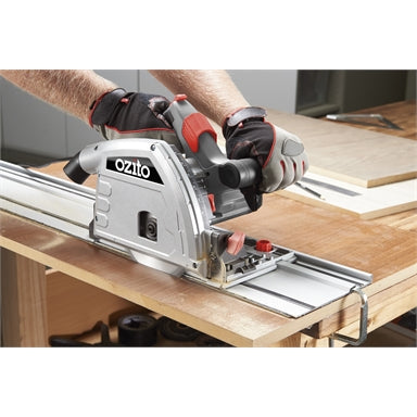 Ozito 165mm 1200W Plunge Track Saw Kit 1200W
