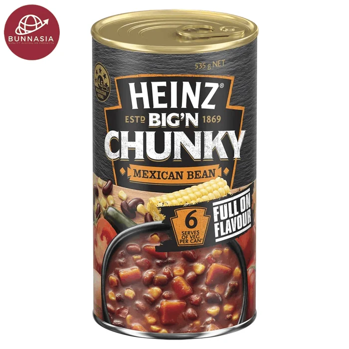 Heinz Soup Big N Chunky Mexican Bean 535g