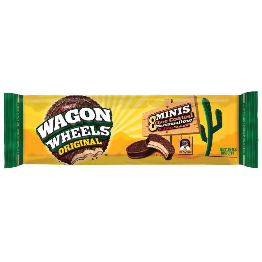 Arnott's Biscuits Wagon Wheels 190g