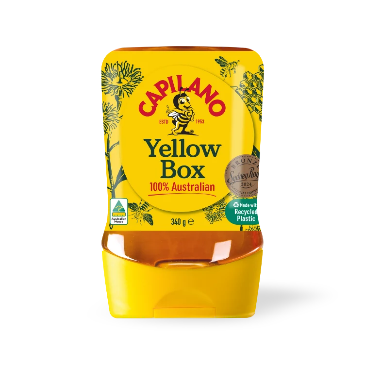 Capilano Delicate & Smooth Yellow Box Honey Upside Down 340g