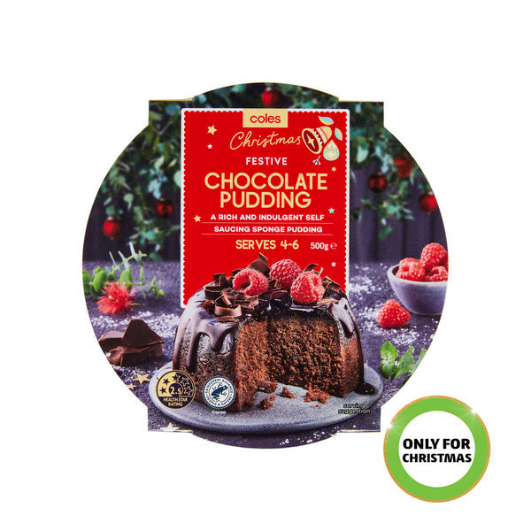 Coles Pudding Chocolate 500g