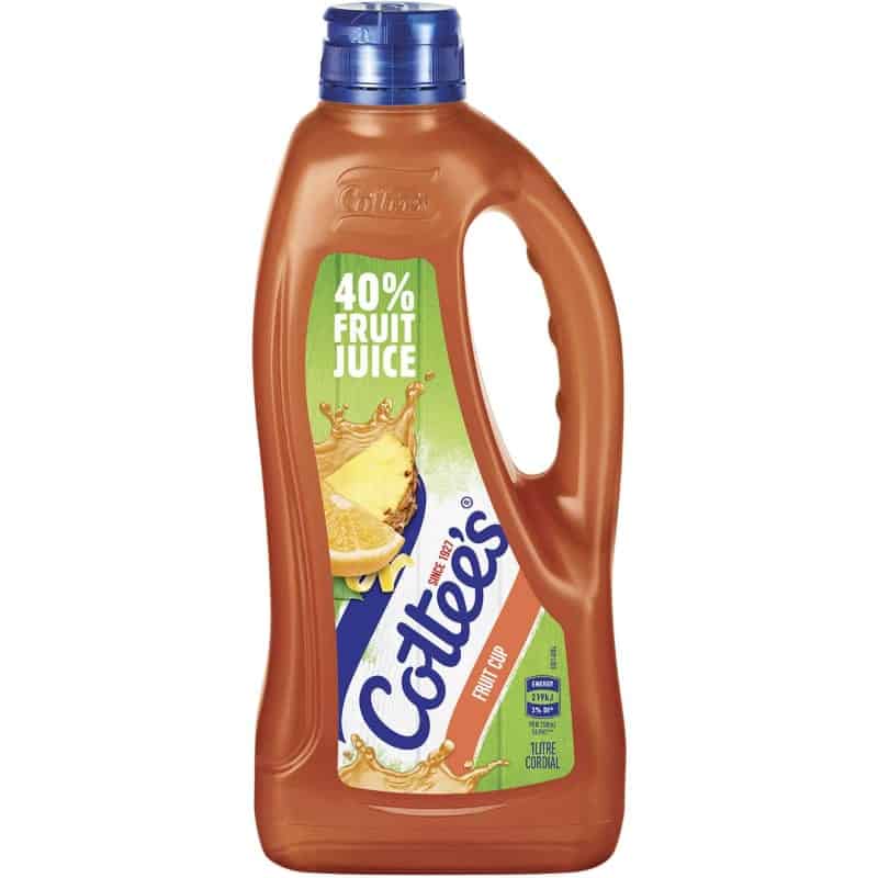 Cottee's Cordial Fruit Cup 1L