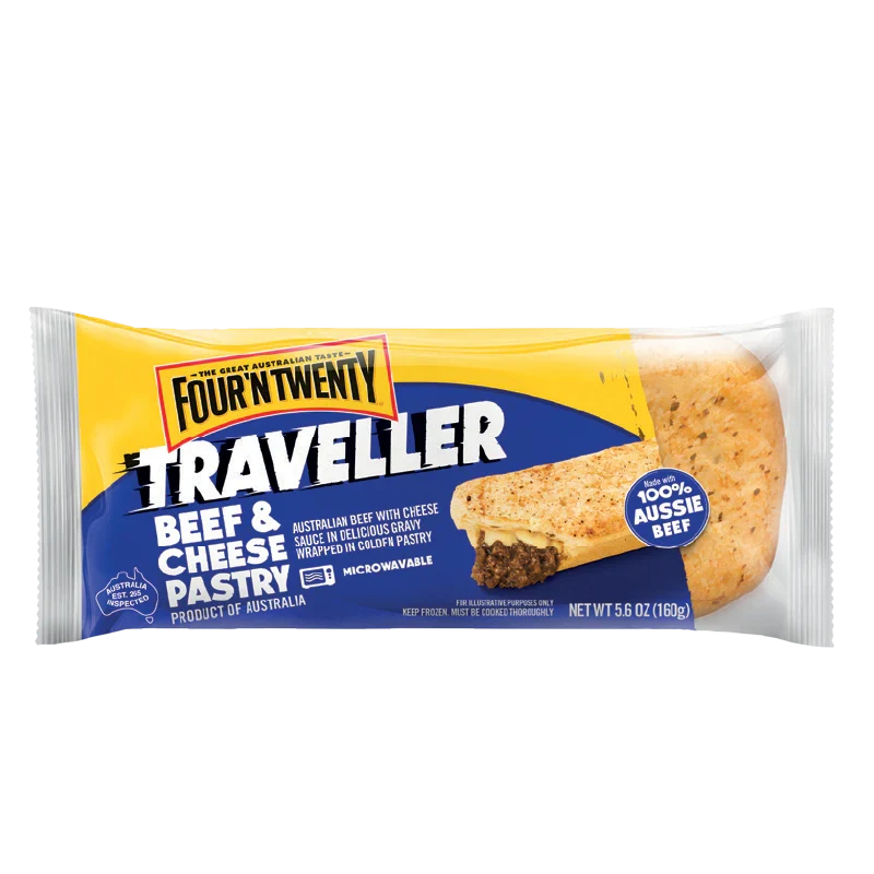 Frozen Four'N Twenty Pie Traveller MW Beef & Cheese 160g