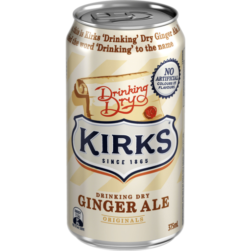 Kirks (10pk) Ginger Ale 375ml