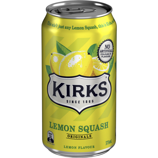Kirks (10pk) Lemon Squash 375ml