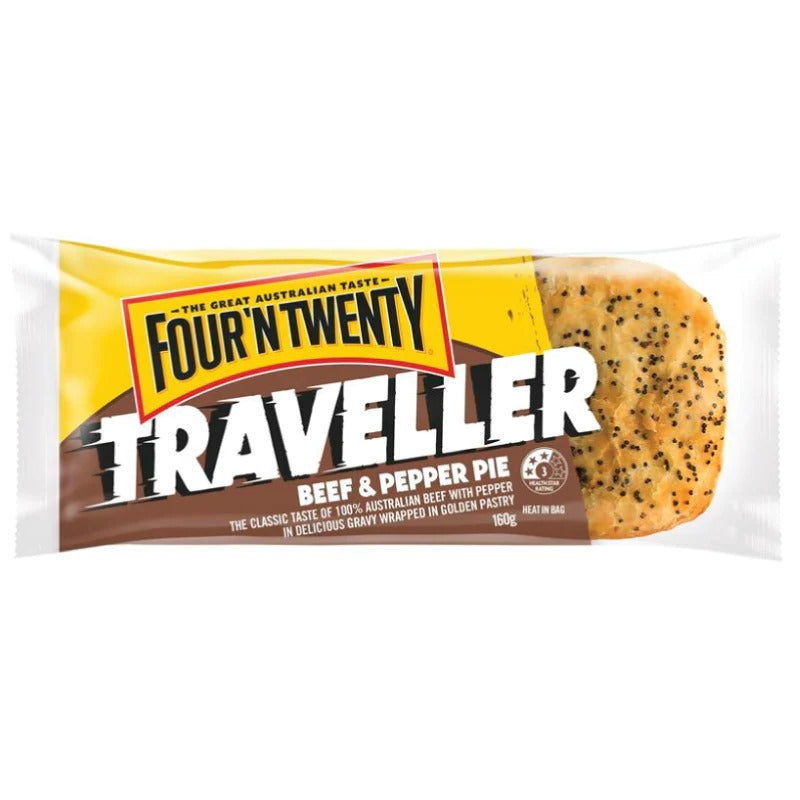 Frozen Four'N Twenty Pie Traveller Beef & Pepper 160g