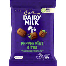 Cadbury Chocolate Peppermint Bites 142g