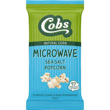 Cobs Microwave Popcorn Sea Salt | 85g