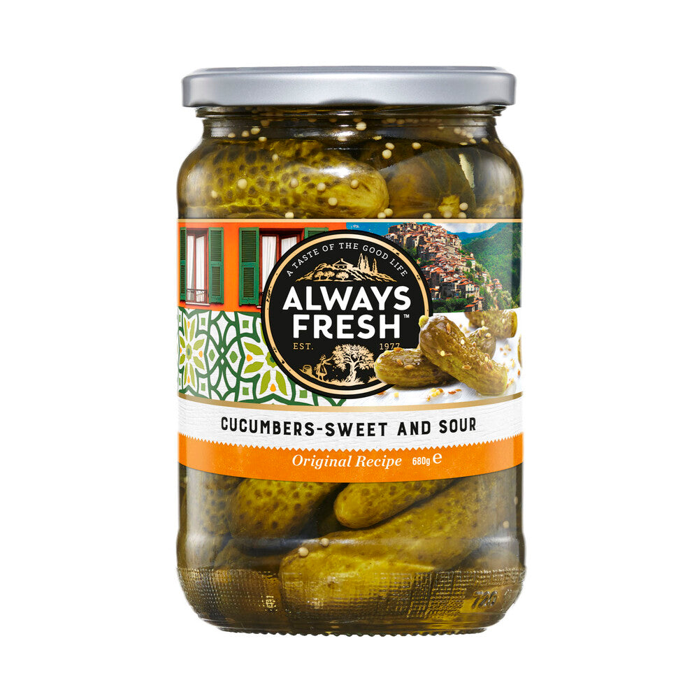 Always Fresh Cucumbers Sweet & Sour 680g