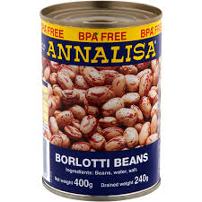 Carmelina Borlotti Beans 400g