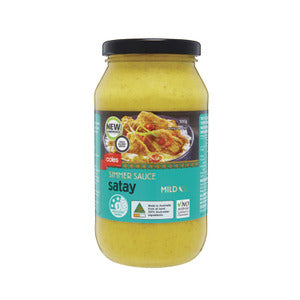Coles Simmer Sauce Satay 500g