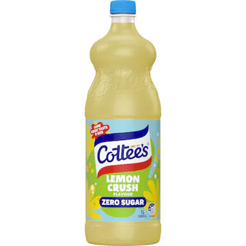 Cottee's Cordial Lemon Crush 1L