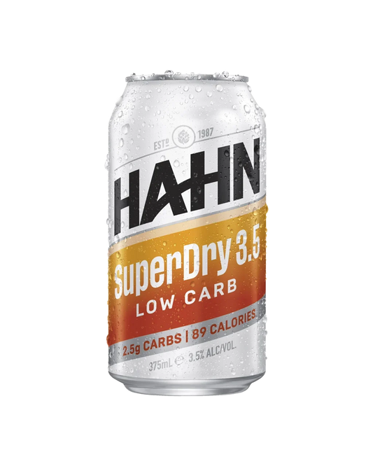 Hahn Super Dry 3.5% 30 Block Cans 375ml