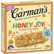 Carman's Aussie Oat Bars Honey Joy Limited Edition 5 pack