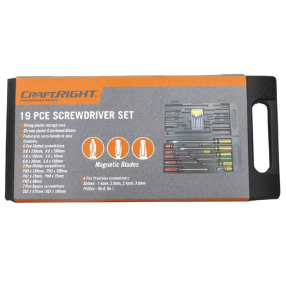 Craftright 19 Piece Screwdriver Set
