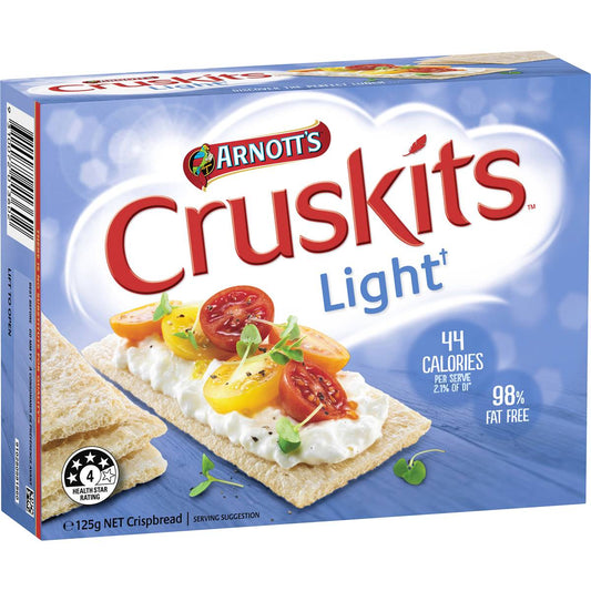 Arnott's Cruskits 98% Fat Free Crispbreads 125g