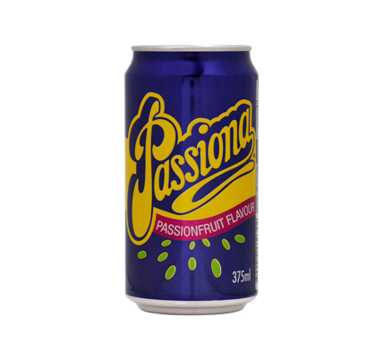 Passiona Passionfruit Soft Drink Cans 375mL