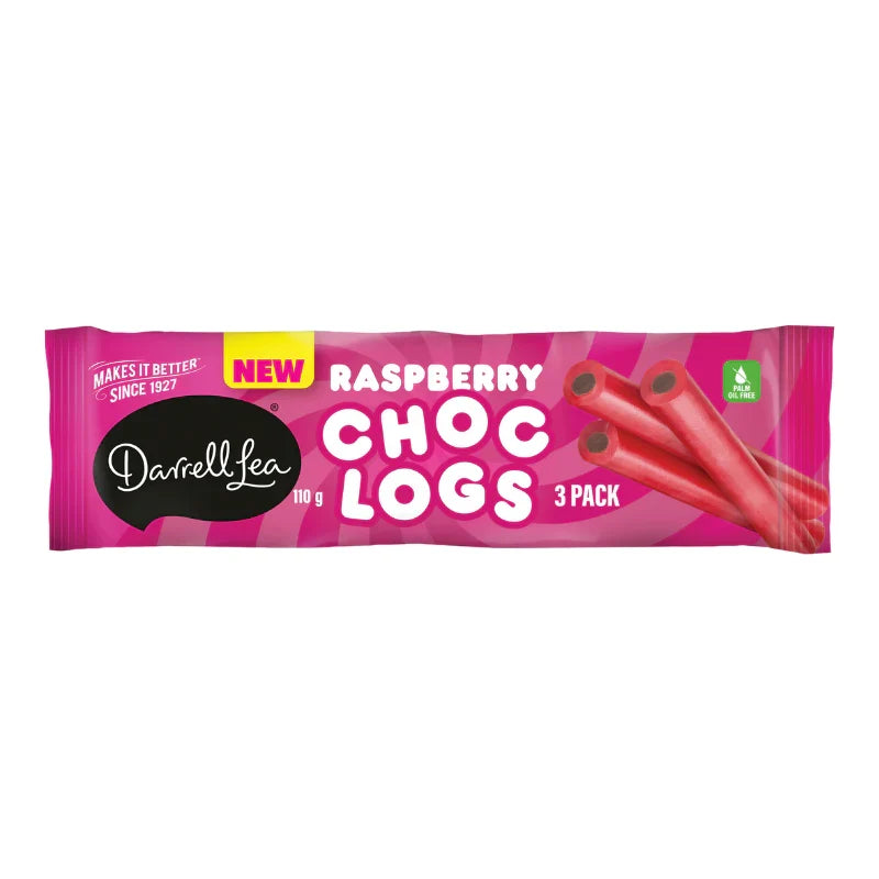 Darrell Lea Raspberry Choc Logs 110g