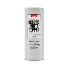 Coles White Pepper 100g